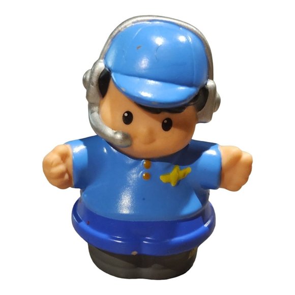 Fisher Price Little People Pilot Air Traffic Controller 2011 Figure Toy - Picture 1 of 9